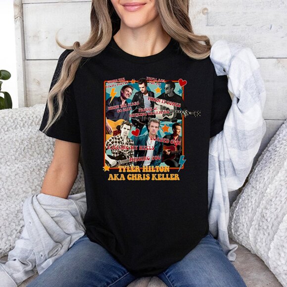 New Tyler Hilton One Tree Hill Chris Keller Graphic Tee Shirt for Fans - Picture 1 of 9